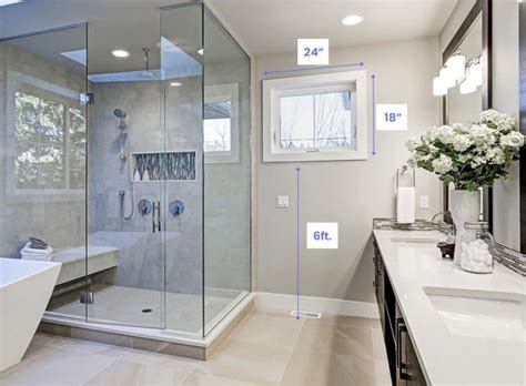 Bathroom Window Size In Meters