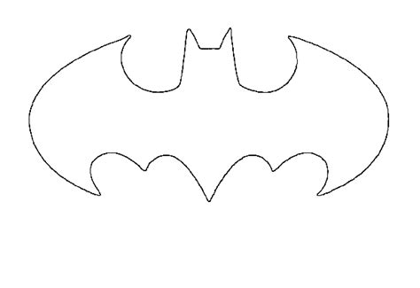 Batman Logo Cake Template