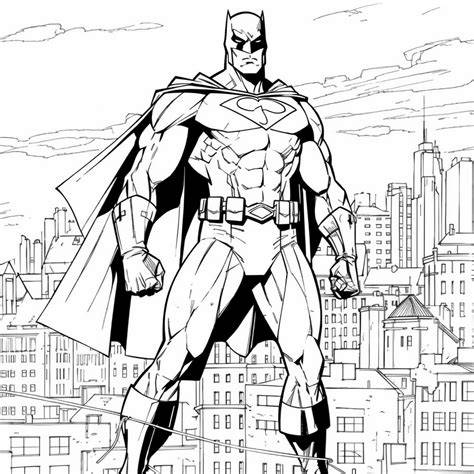 Batman Coloring Page