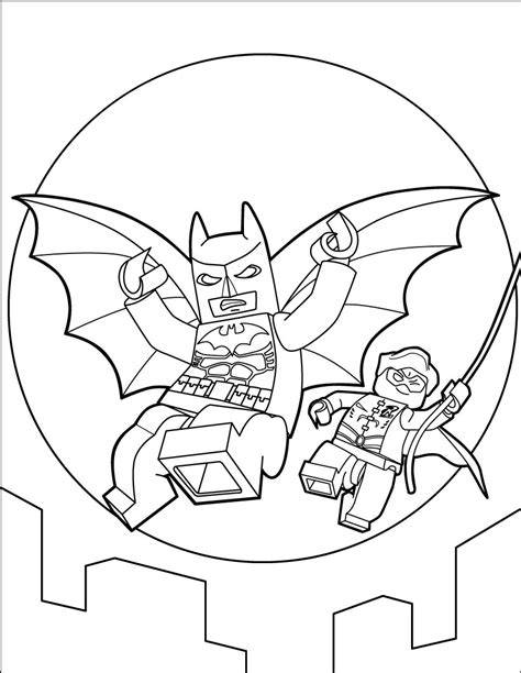 Batman Coloring Pages Lego