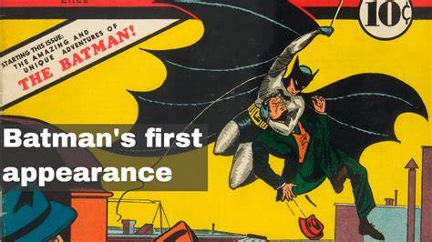 Batman's First Appearance