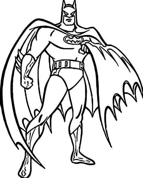 Batman Free Coloring Pages