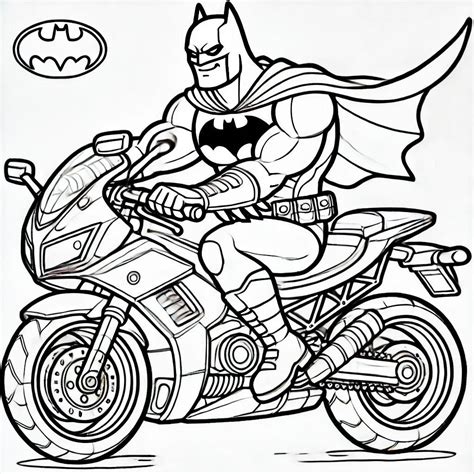 Batman Kleurplaat