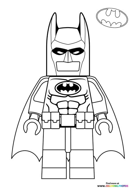 Batman Lego Coloring Page