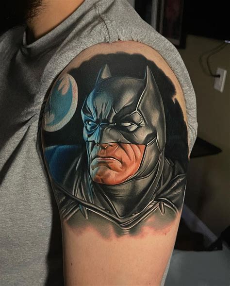 Batman tattoo plus a conversion of older Tattoos into