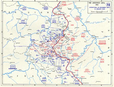 Battle of the Bulge Map