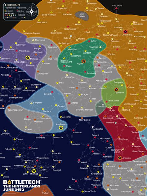 New Interactive BattleTech Star Chart