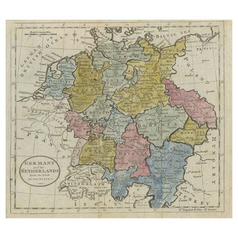 Antique Map of Bavaria by Scherer (c.1700)