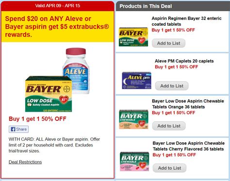 Bayer Aspirin Coupons Printable