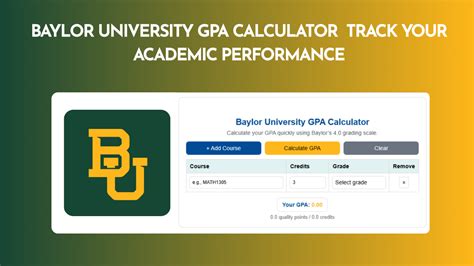Baylor Gpa Calculator
