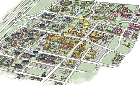 Baylor University Campus Map