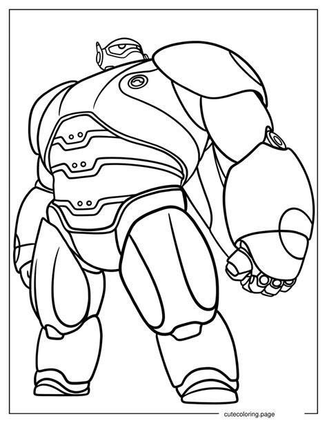 Baymax Coloring Pages