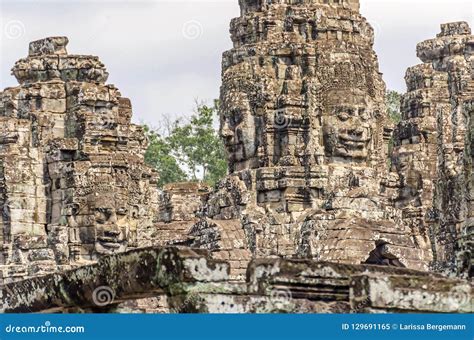 Bayon Temple faces