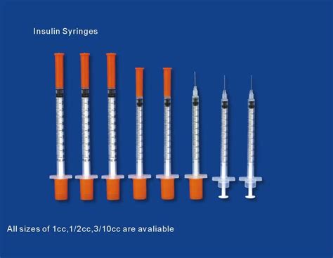 Bd Insulin Syringe Size Chart