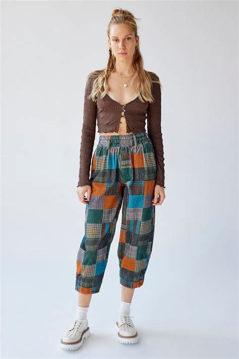 Get Comfortable and Stylish with BDG Zaria Printed Corduroy Pants