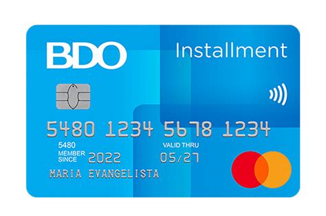 Bdo Installment Card Loan