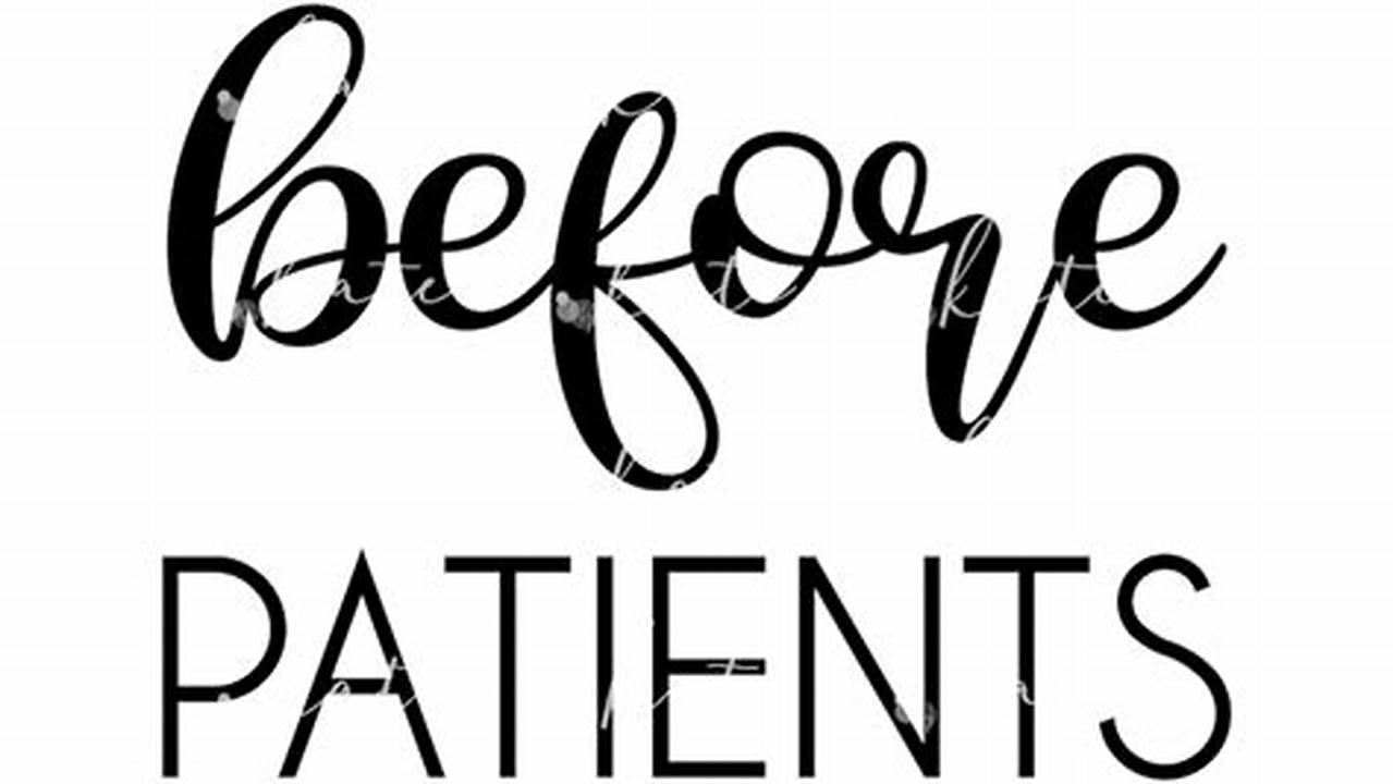 Be Patient., Free SVG Cut Files