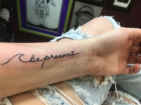 Be Present Tattoo