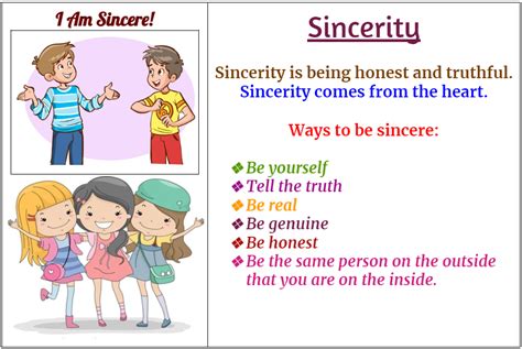 Be Specific and Sincere