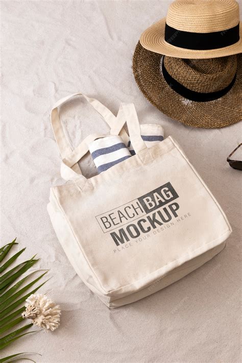 Beach Bag Mockup Front View
