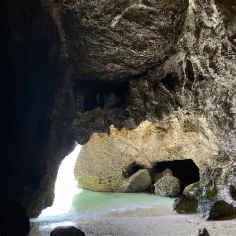 Beach Cave Exploration