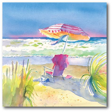 Beach Chair Rental Watercolor