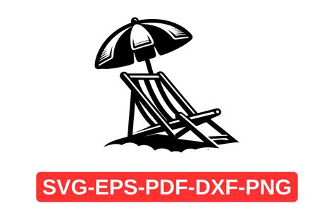 Unwind in Style: Top Beach Chair SVG Designs for Your Next DIY Project