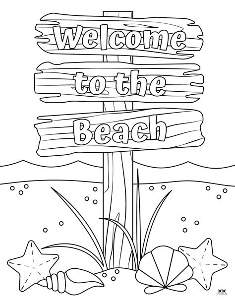 Beach Color Pages