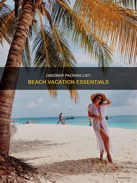 Beach Essentials Zanzibar