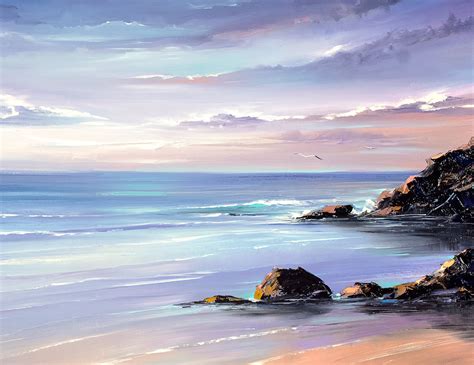 Beach Oil Painting