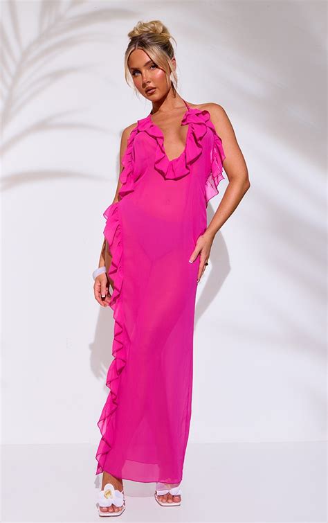 Beach Pink Maxi Dress