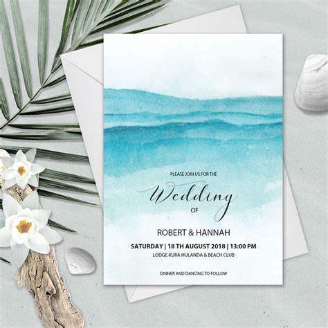 Beach Wedding Invitations