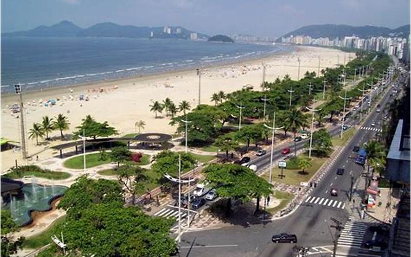 Beaches Of Santos, Brazil