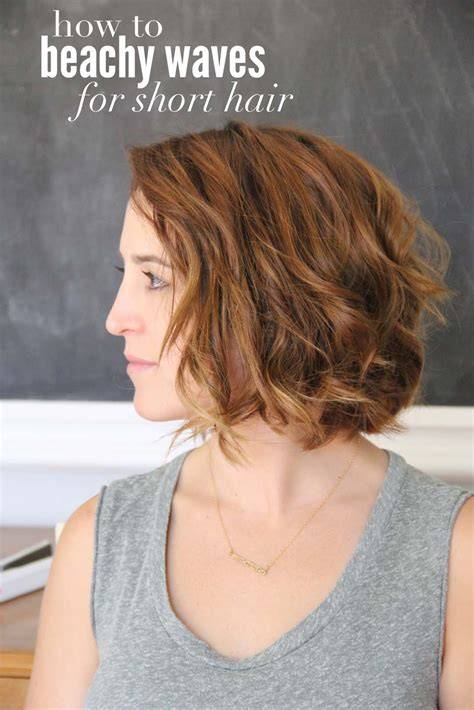 how to beach waves for short hair style Little Miss Momma
