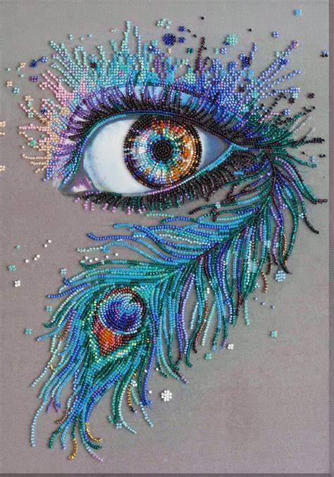 Bead Embroidery Eyes