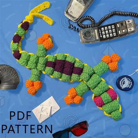 Bead Lizard Crochet Pattern Free