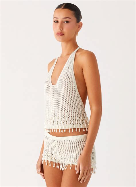 Beaded Crochet Top