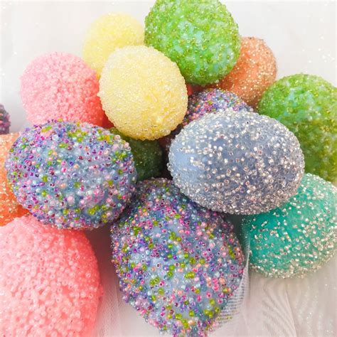 Beaded Easter Eggs