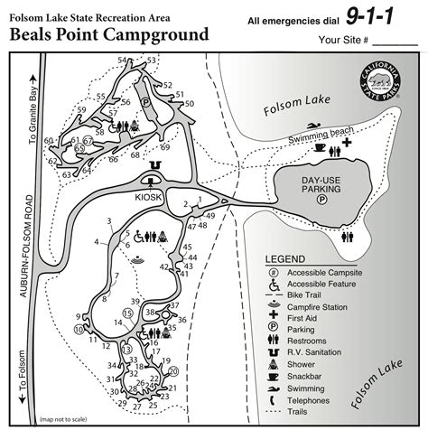 Beals Point Campground Map