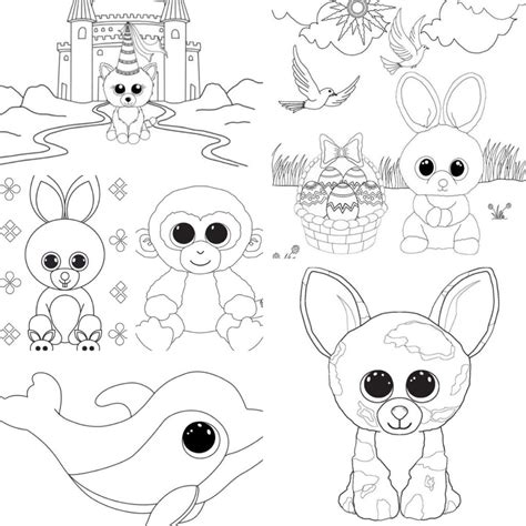 Beanie Baby Coloring Pages