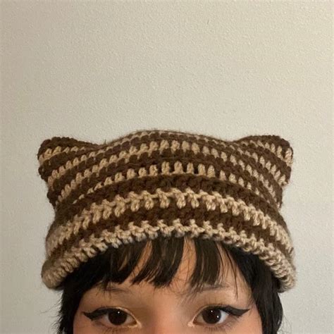 Beanie For Cat Crochet