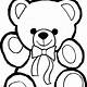 Bear Printable Coloring Pages