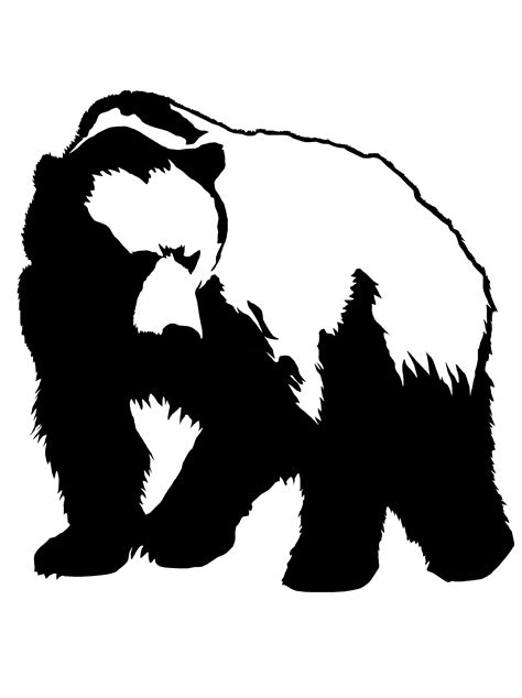 Bear Stencils Printable