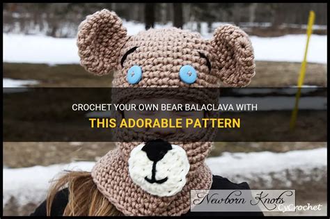Bear Balaclava Crochet Pattern