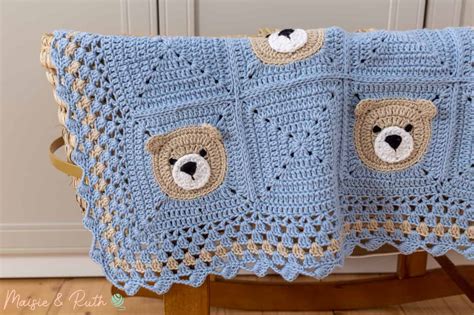 Bear Crochet Blanket Pattern