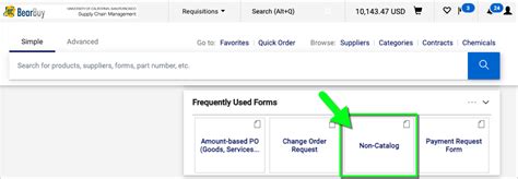Bearbuy How To Fill Out Non Catalog Form