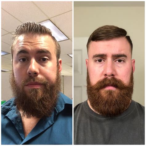 Beard Before And After Trim