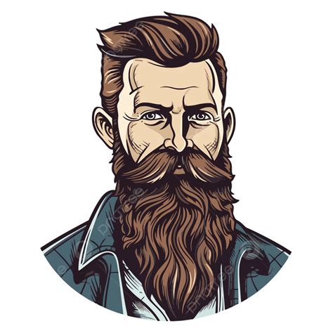 Beard Man Vector