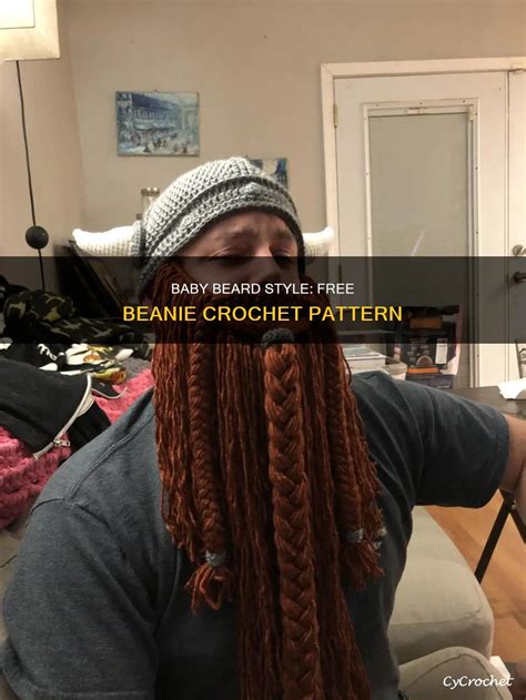 Bearded Beanie Crochet Pattern
