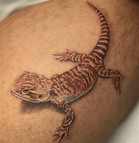Bearded Dragon Tattoo